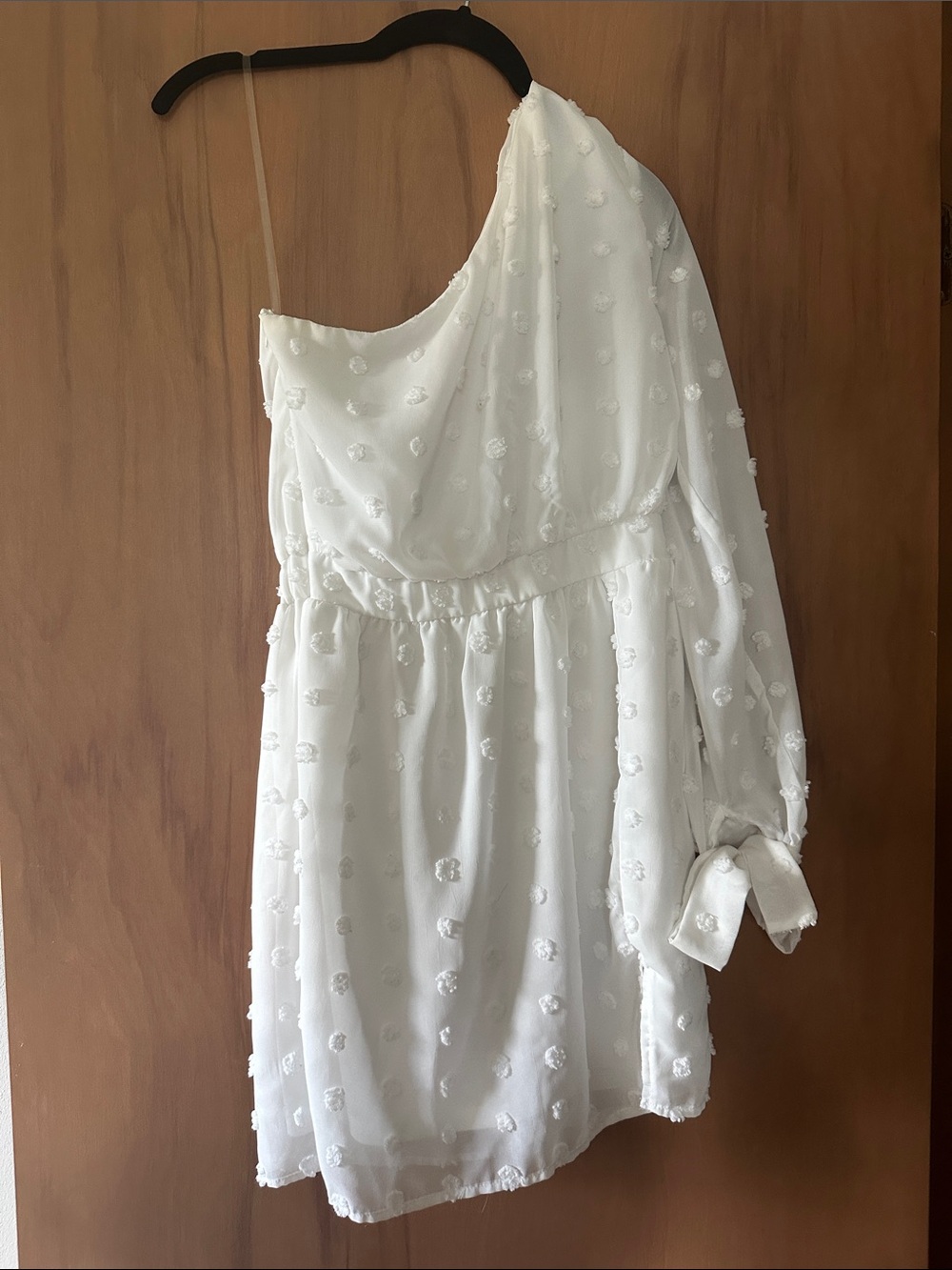 Pink Lily White Dress